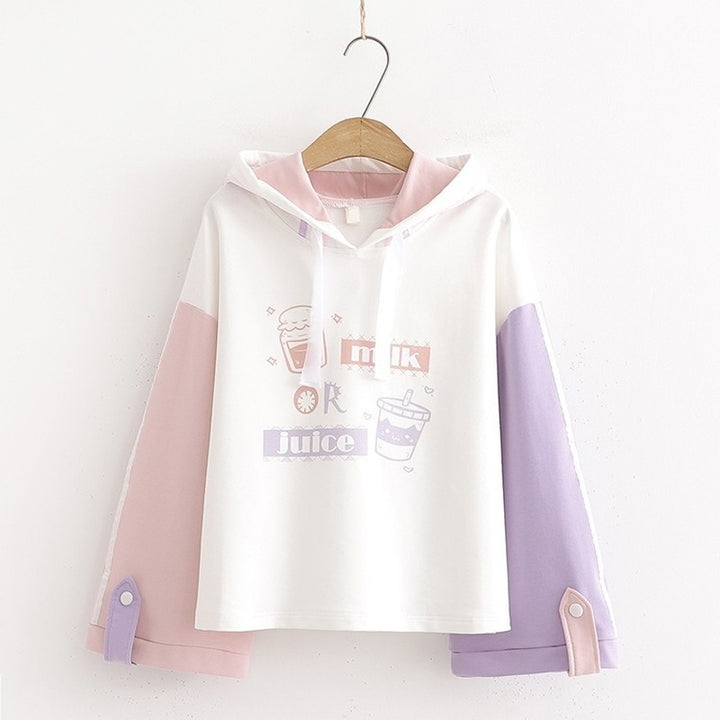 Harajuku Cute Hoodie Pastel Kitten