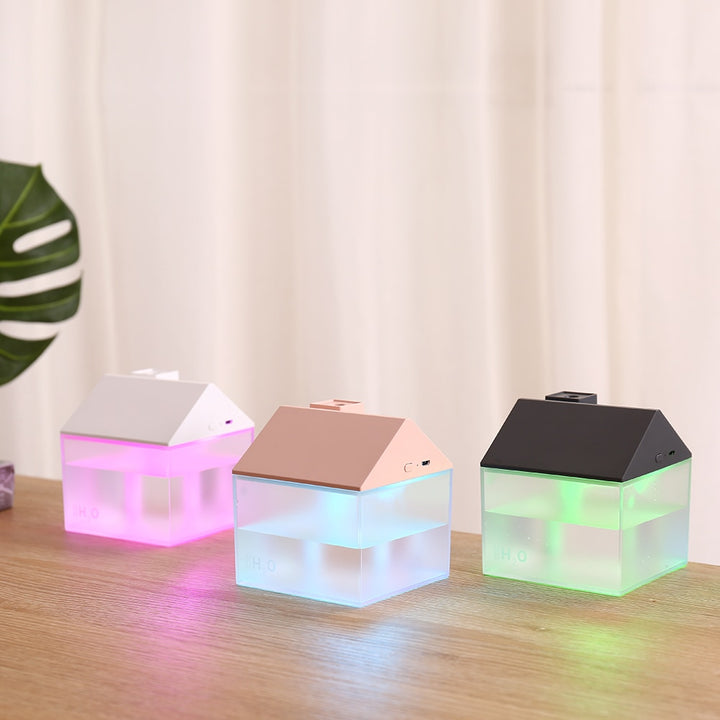 LED House Humidifier Pastel Kitten