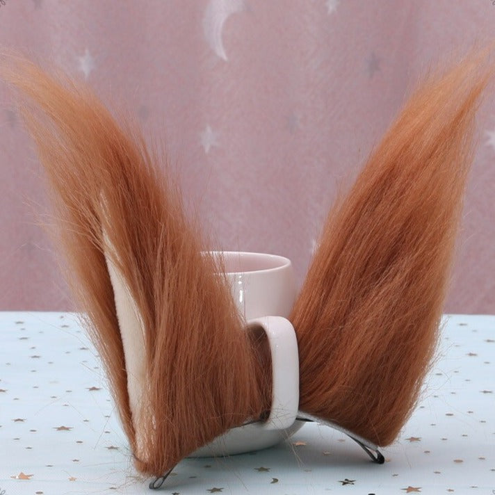 Cosplay Fox Ears Hairpins Pastel Kitten