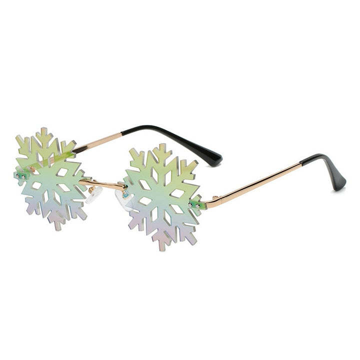 Snowflake Rimless Glasses Pastel Kitten