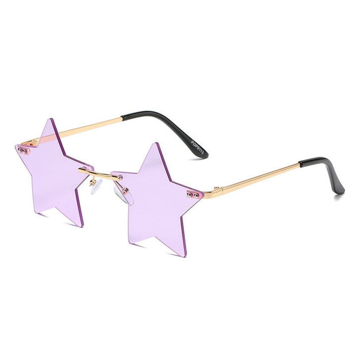Star Shape Fashion Sunglasses Pastel Kitten