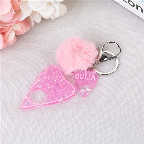 Pompom Charms Keychain Pastel Kitten