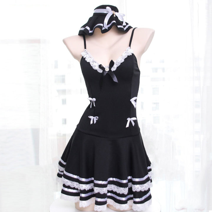 Gothic Maid Cosplay Costume Pastel Kitten