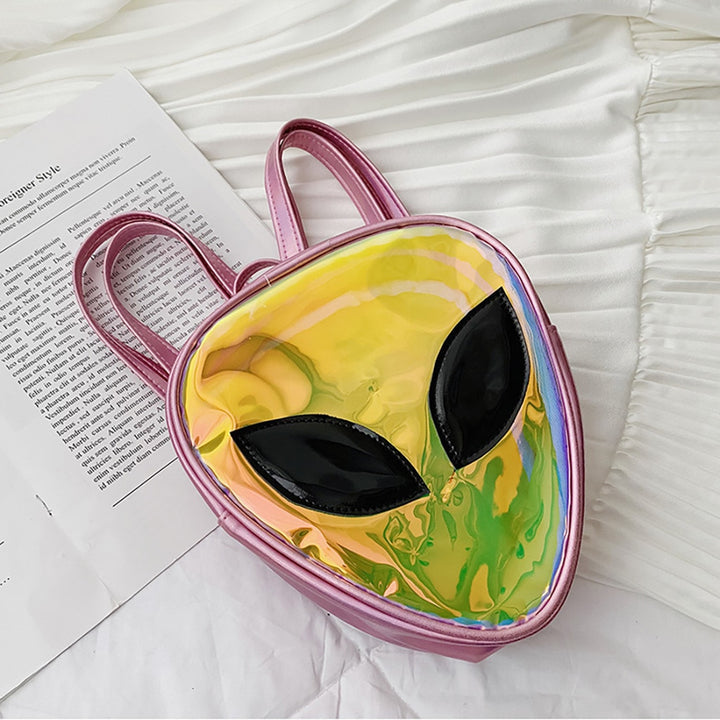 UFO Harajuku Transparent Backpack Pastel Kitten
