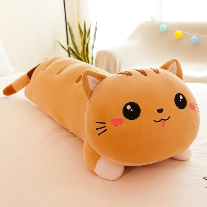 Kawaii Giant Cat Plush Toys Pastel Kitten