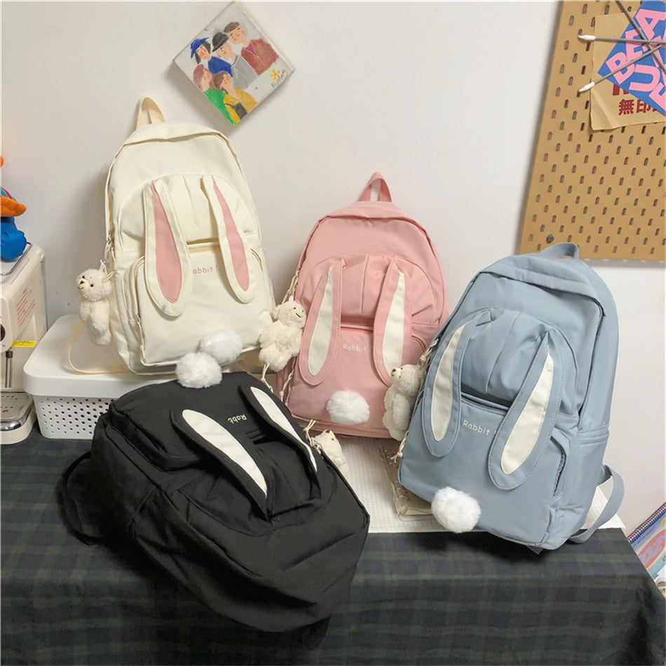 Cute Rabbit Backpack - Pastel Kitten