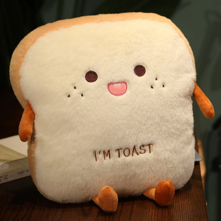 Plush Bread Pillow Toys Pastel Kitten