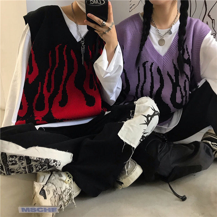 Gothic Streetwear Harajuku Sweater Pastel Kitten