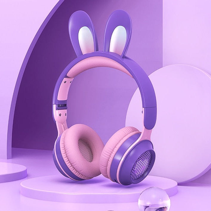 Rabbit Ears Headphones Pastel Kitten