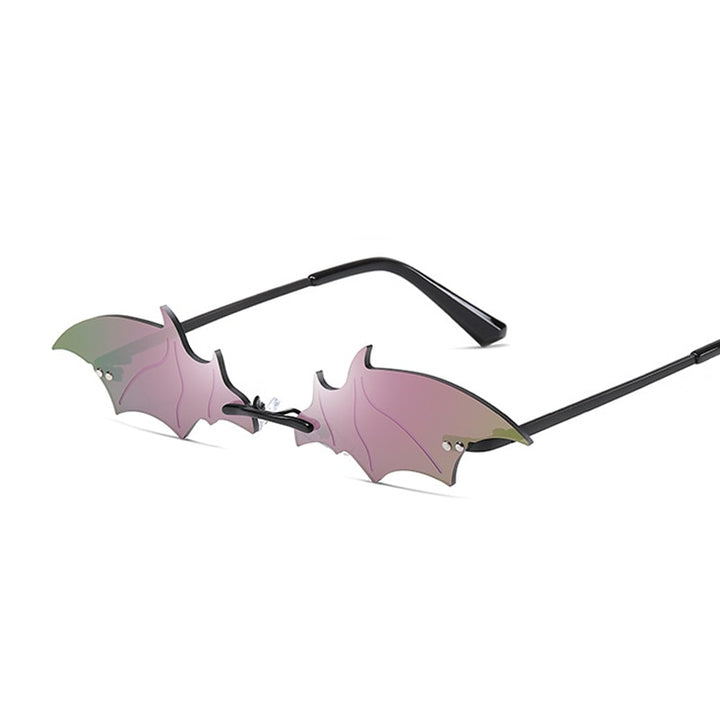 Bat Shaped Glasses Pastel Kitten