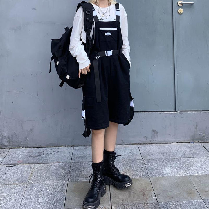 Techwear Streetstyle Overalls - Pastel Kitten