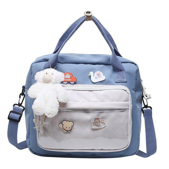 Japanese Style School Bags Pastel Kitten
