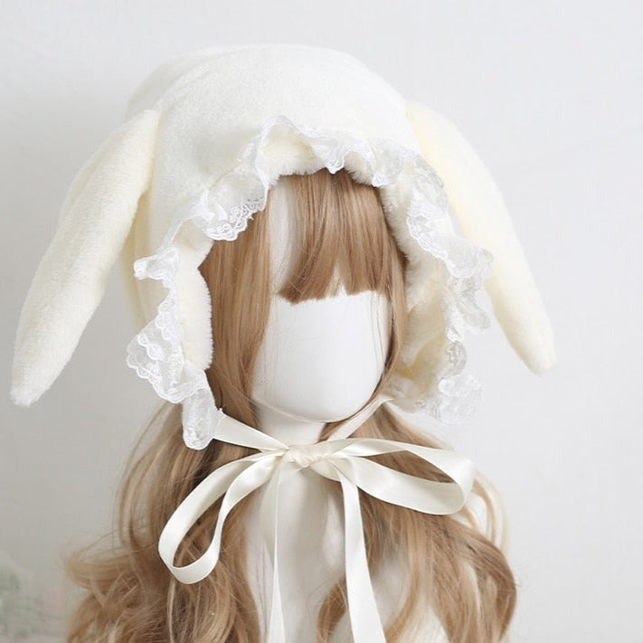 Loppy Eared Rabbit Hat Pastel Kitten