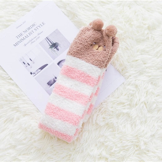 Kawaii Animal Stockings Pastel Kitten