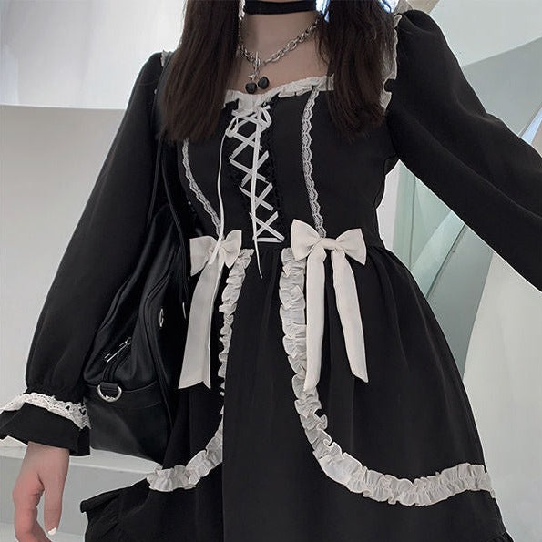 Japanese Gothic Dress Pastel Kitten