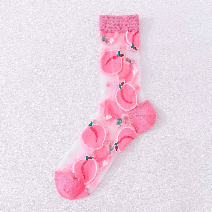 Korean Style Summer Socks Pastel Kitten