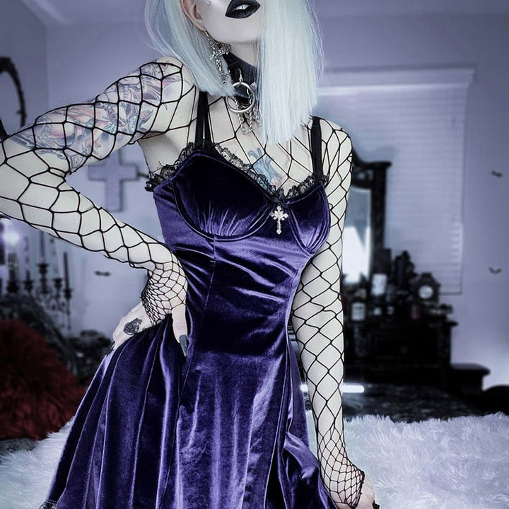 pastel goth dress Aesthetic Gothic Dress