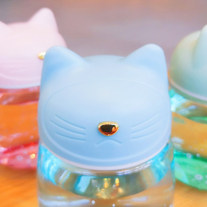 Kawaii Neko Water Bottle Pastel Kitten