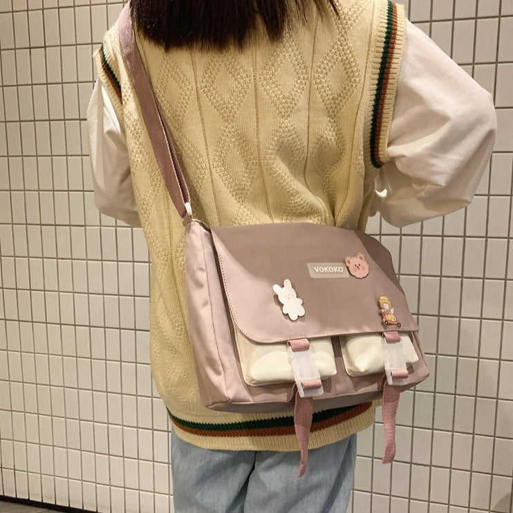 Japanese Crossbody Bag Pastel Kitten