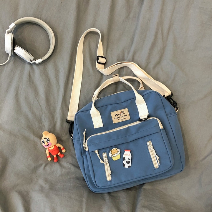 Teenage Girl Schoolbag - Pastel Kitten
