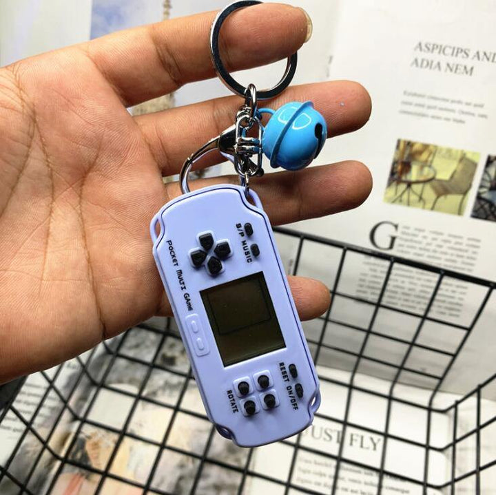 Retro game console keychain Pastel Kitten