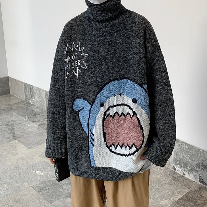 Kawaii Shark Sweater - Pastel Kitten