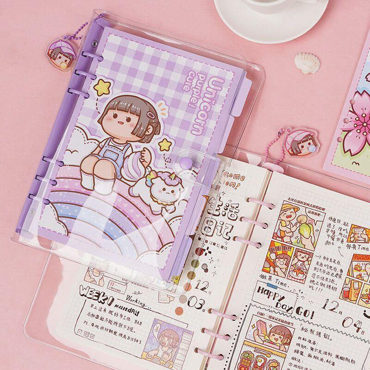 Sweet Diary Planner Pastel Kitten
