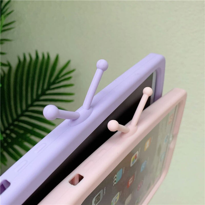 Kawaii Retro TV Case For iPad Pastel Kitten