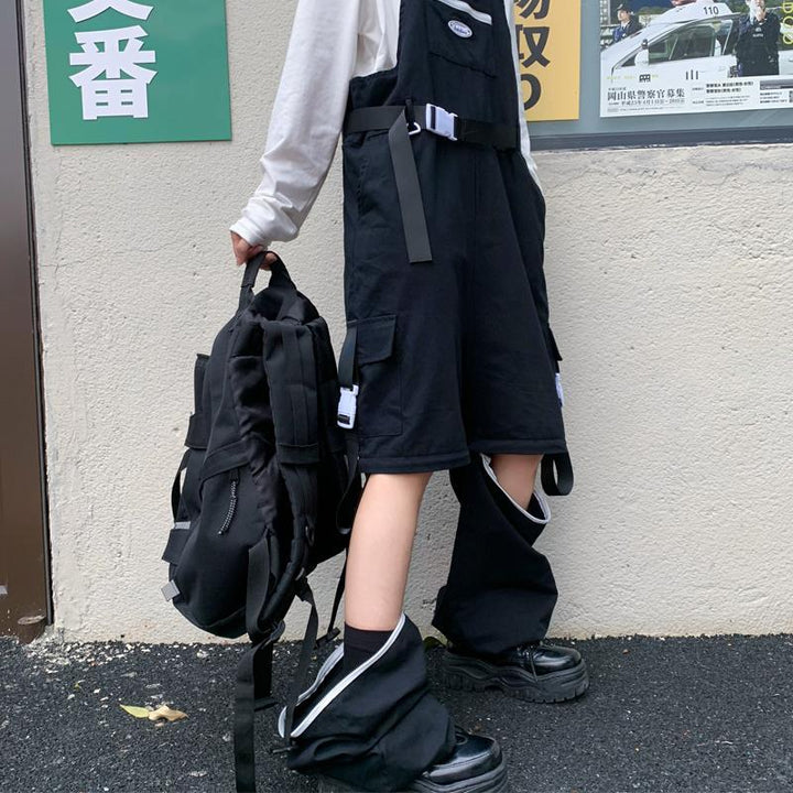 Techwear Streetstyle Overalls Pastel Kitten