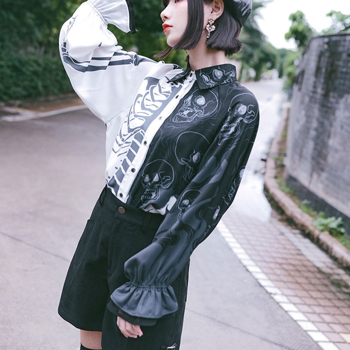 Darkwear Fashion Harajuku Blouse Pastel Kitten
