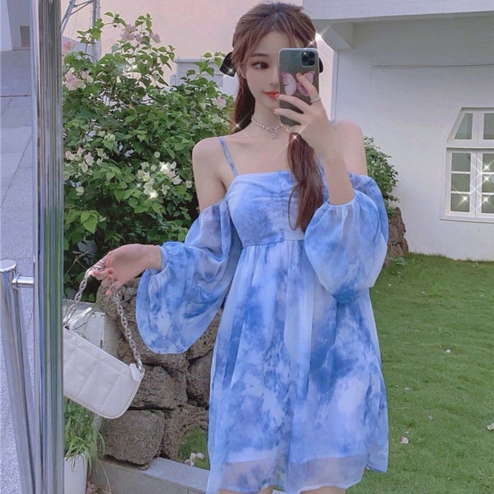 Ulzzang Girl Summer Dress - Pastel Kitten