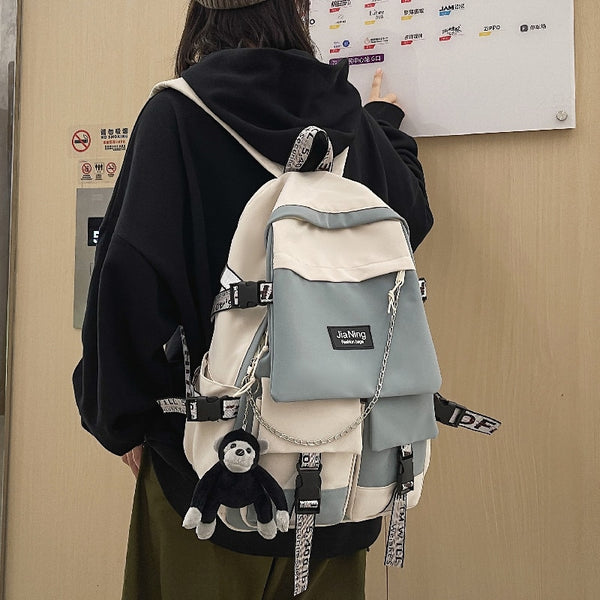Japanese Harajuku Backpack Pastel Kitten