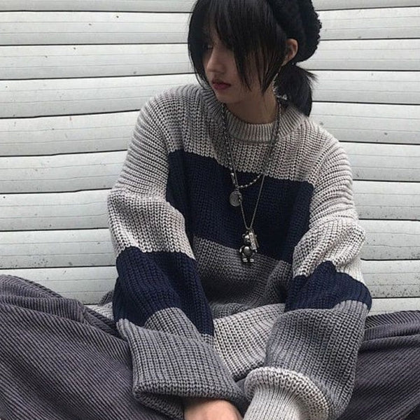 Y2K Streetwear Sweater Pastel Kitten