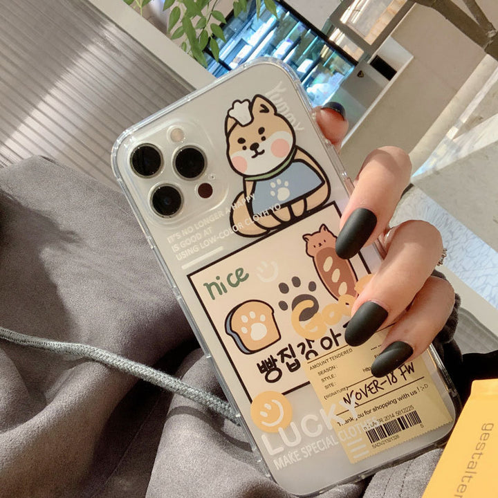 Kawaii Corgi Case for iPhone Pastel Kitten