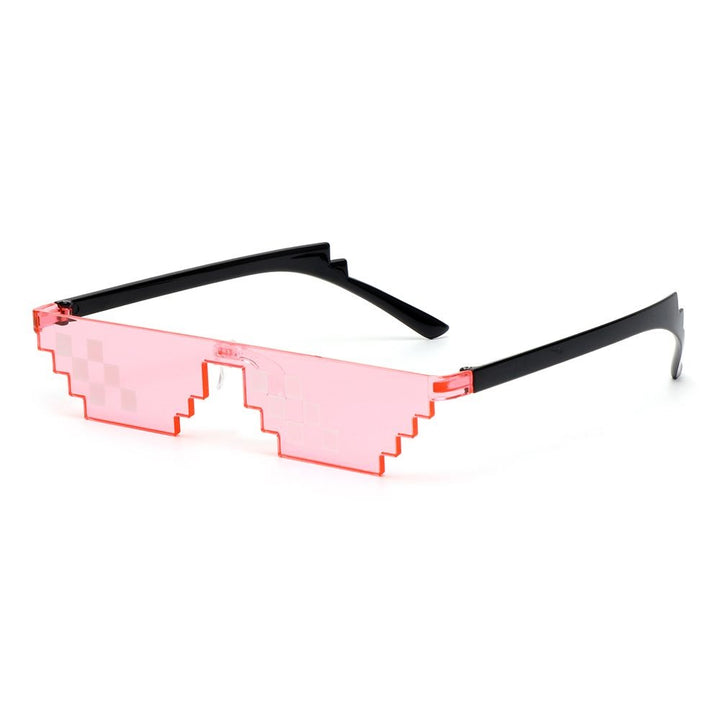 Trendy Pixelated Glasses Pastel Kitten