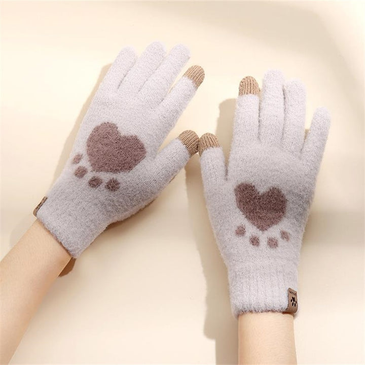 Kawaii Cat Paw Gloves Pastel Kitten