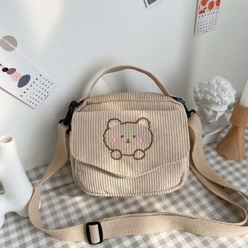 Japanese School Bag Set - Pastel Kitten