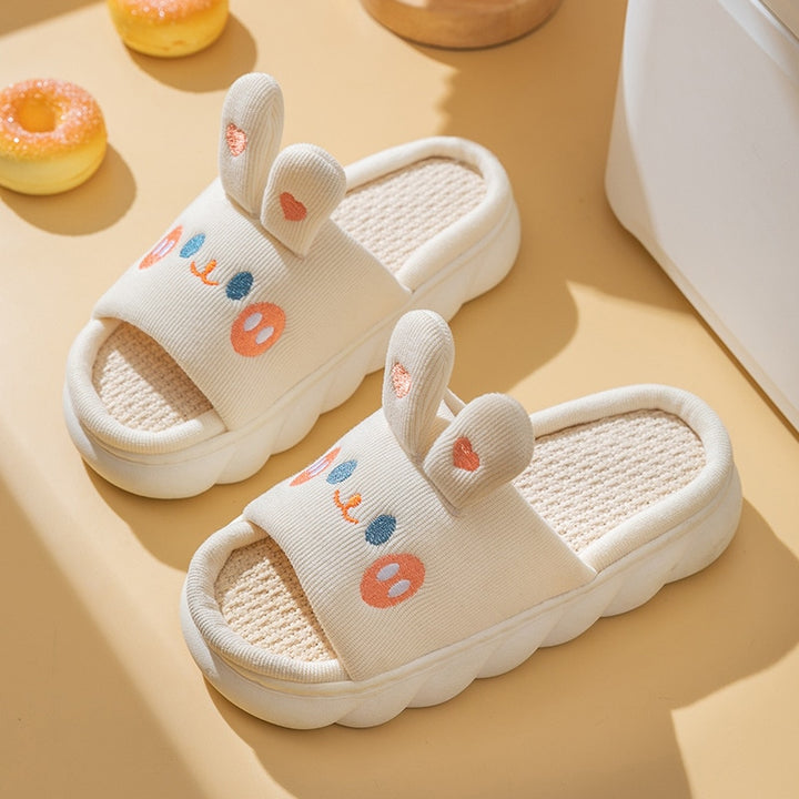 Cute Bunny & Bear Slippers Pastel Kitten