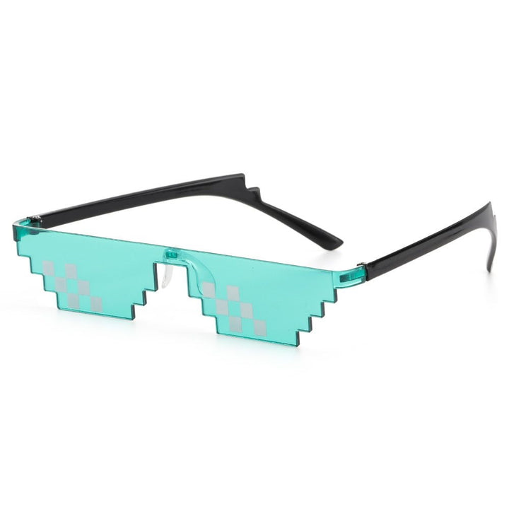 Trendy Pixelated Glasses Pastel Kitten