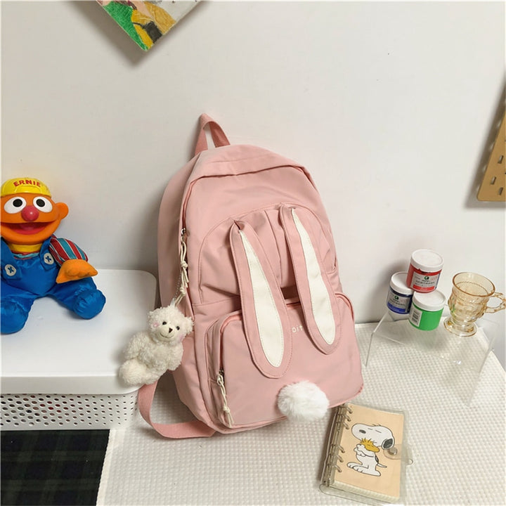 Cute Rabbit Backpack Pastel Kitten