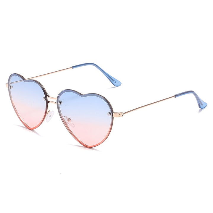 Heart-shaped Sunglasses Pastel Kitten