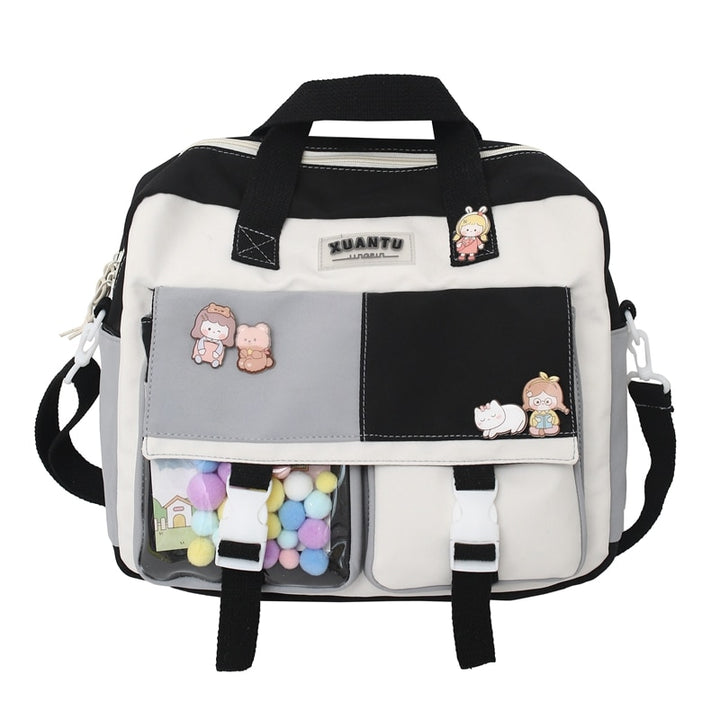 Kawaii School Korean Style Backpack Pastel Kitten