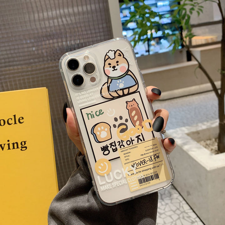 Kawaii Corgi Case for iPhone Pastel Kitten