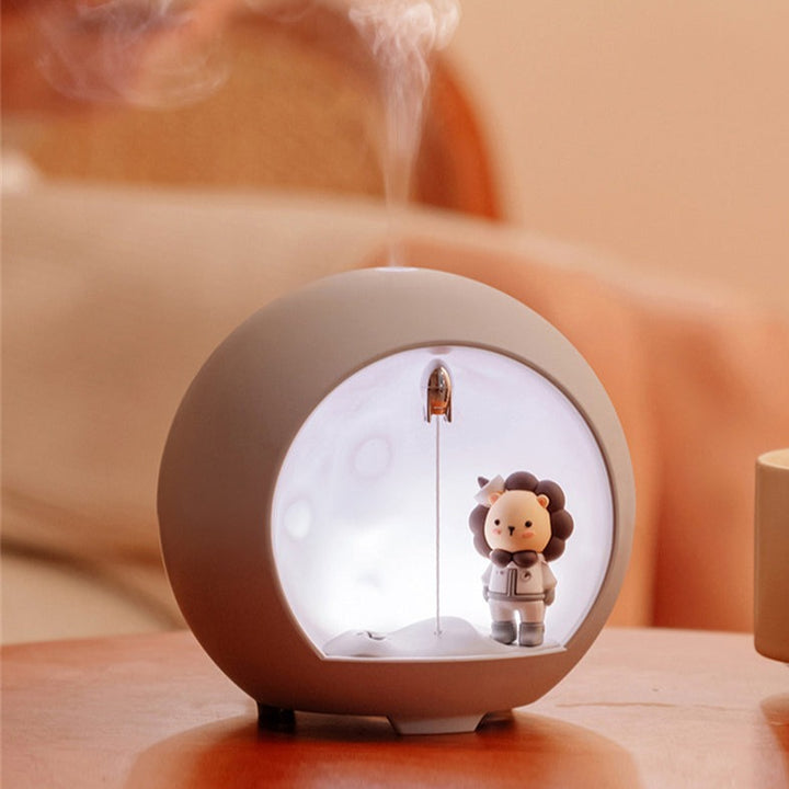 Romantic Lamp Air Humidifier Pastel Kitten