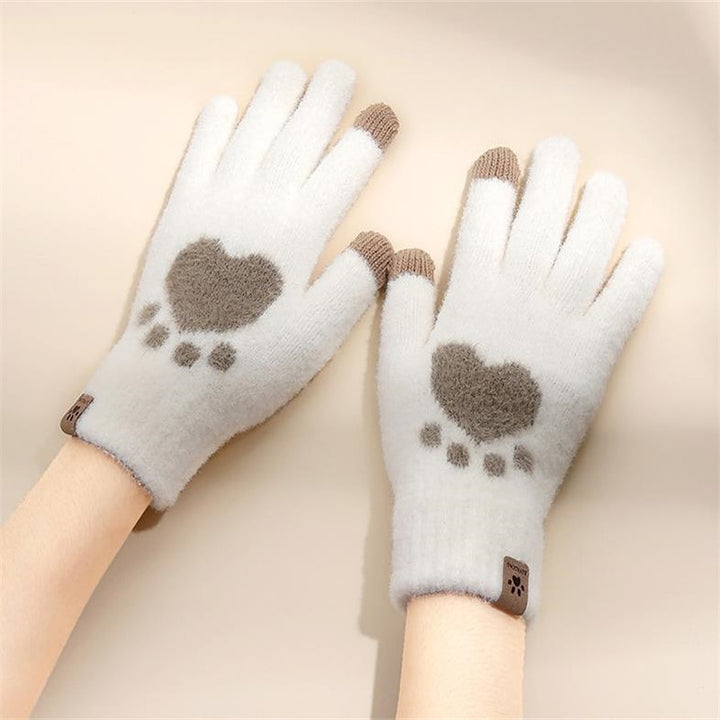 Kawaii Cat Paw Gloves Pastel Kitten