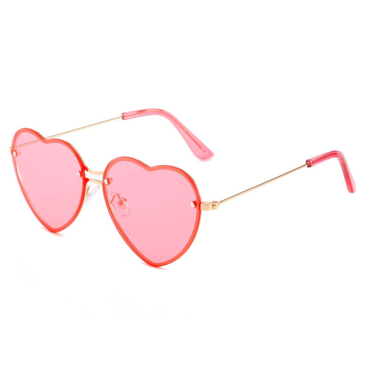 Heart-shaped Sunglasses Pastel Kitten