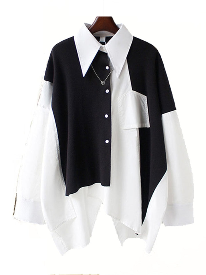 Harajuku Black White Outfit Set Pastel Kitten