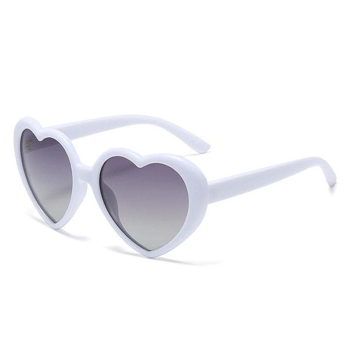 Oversized Heart Sunglasses Pastel Kitten
