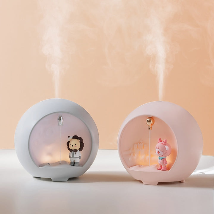 Romantic Lamp Air Humidifier Pastel Kitten