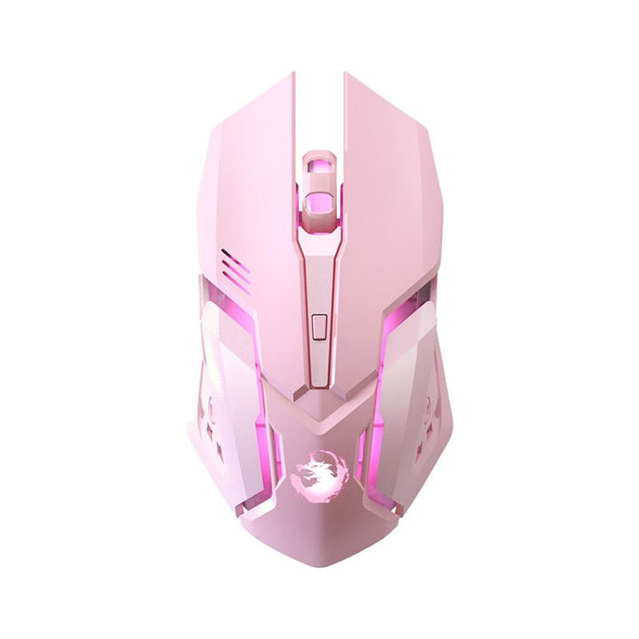 Pink Gaming Mouse Pastel Kitten